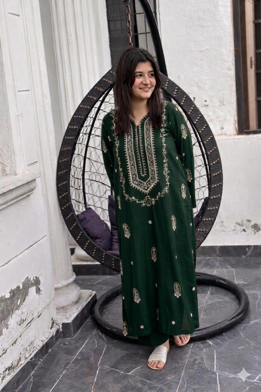Lawn 2 Piece (Embroidered Summer Collection)