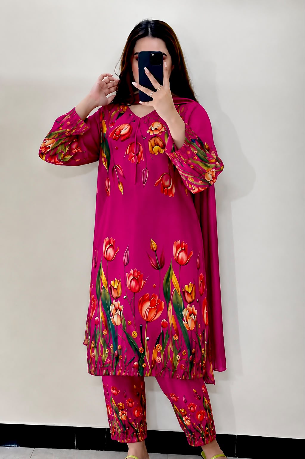 3 Piece Printed Lawn