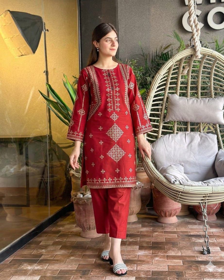 Lawn 2 Piece (Embroidered Summer Collection)