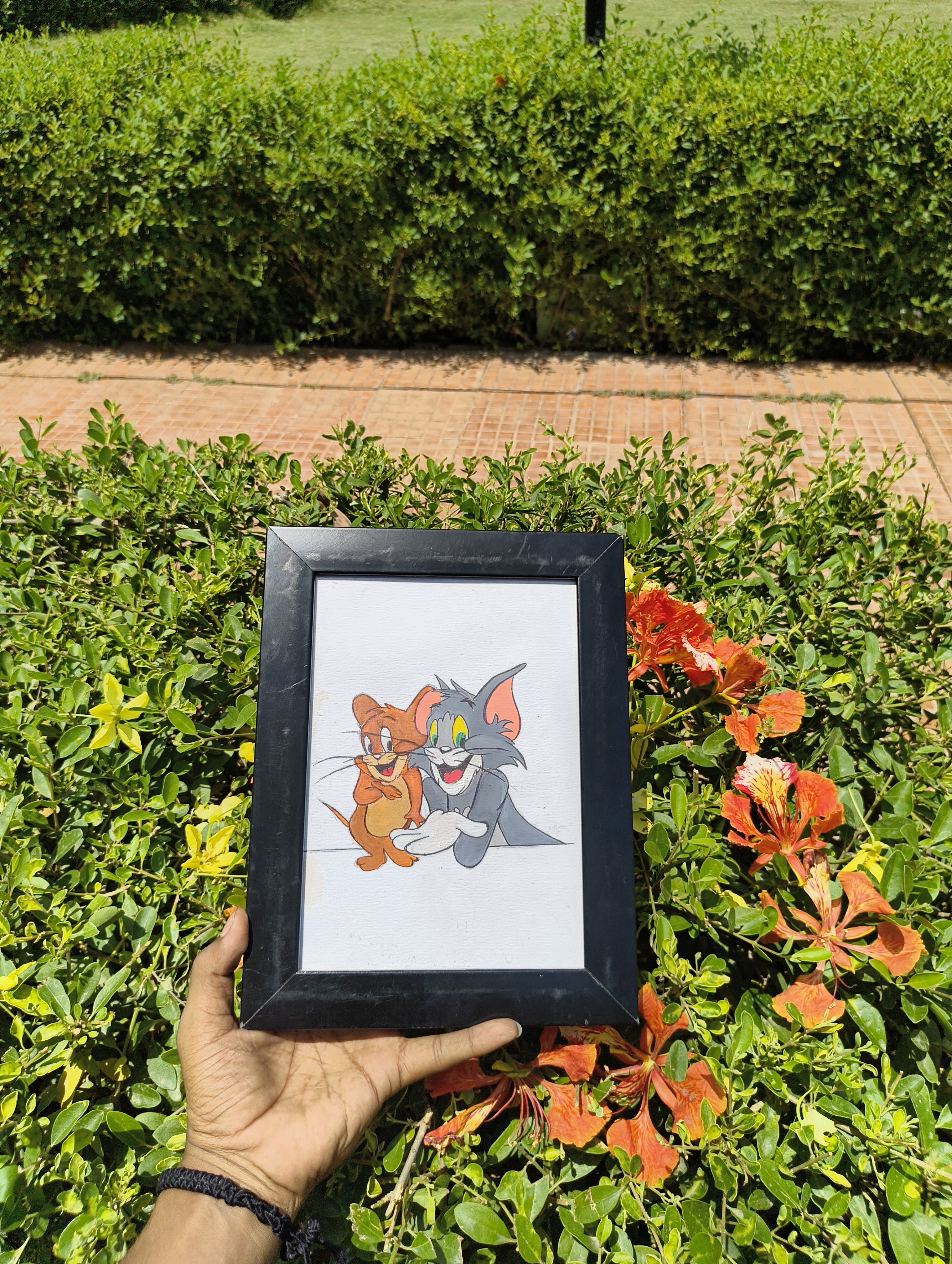 Tom and Jerry (a5 size painting) 