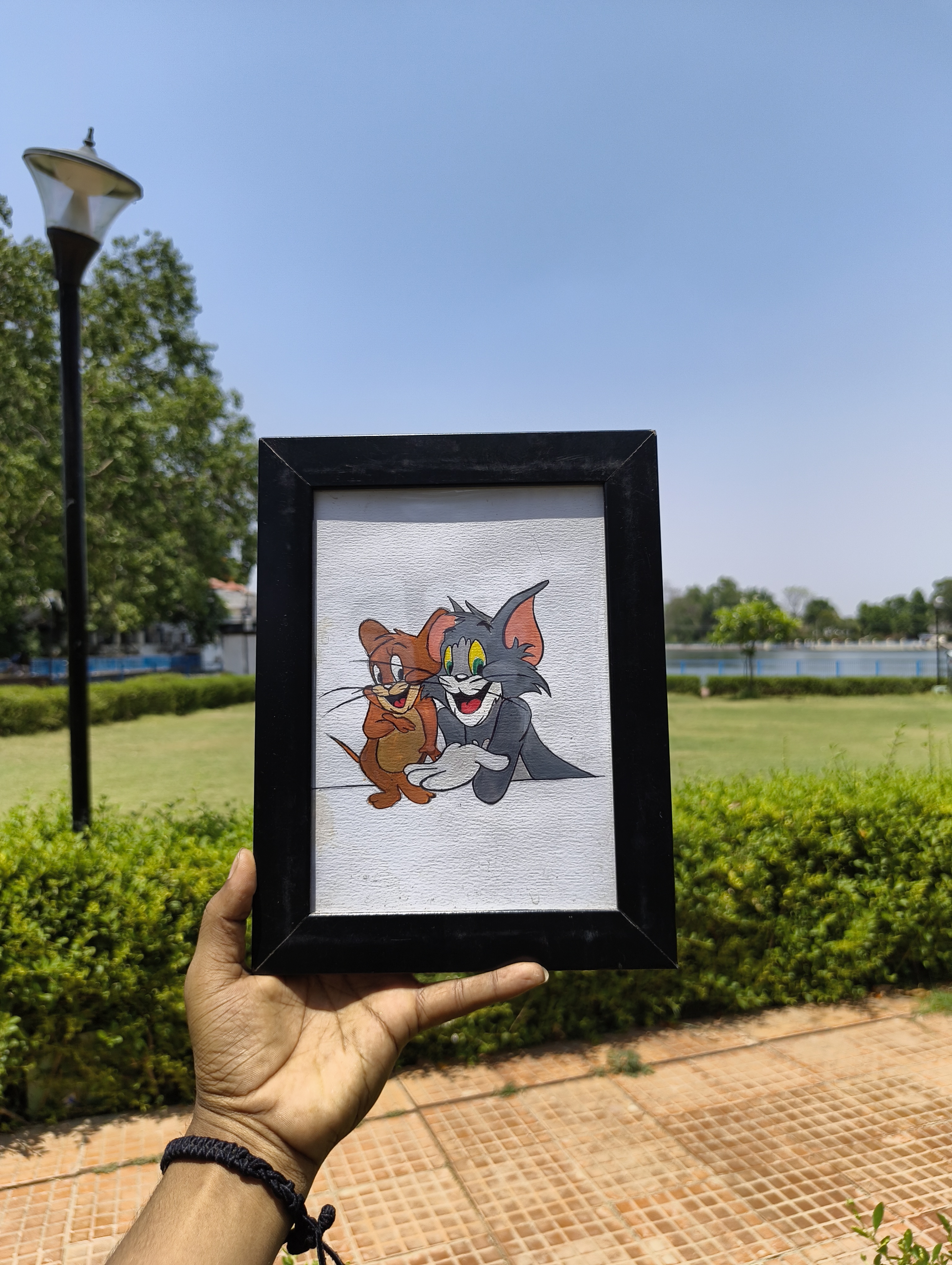 Tom and Jerry (a5 size painting) 