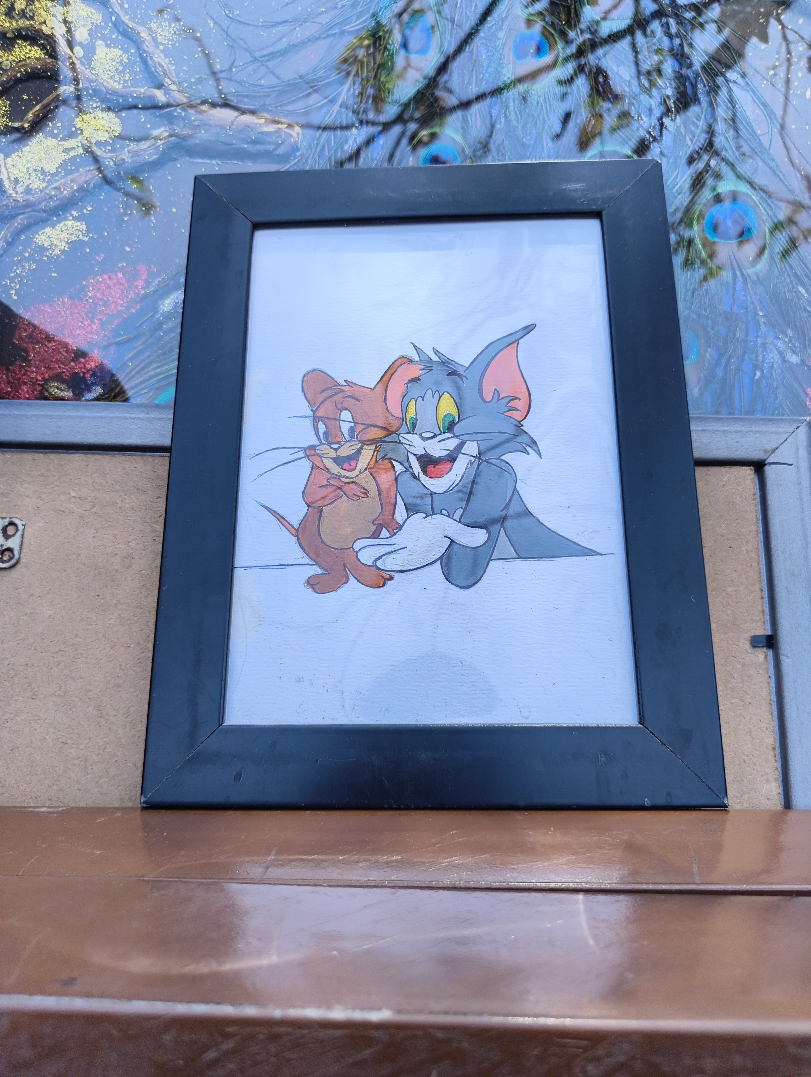 Tom and Jerry (a5 size painting) 