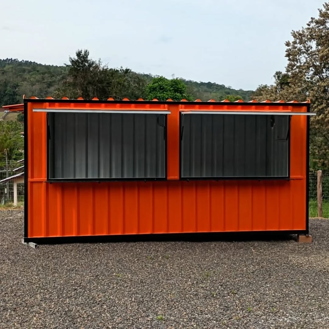 Portable Shipping Container Kiosk
