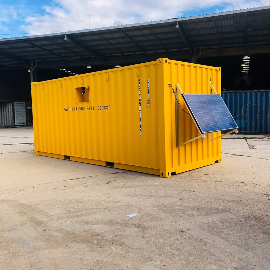 Solar-Powered Shipping Container Office