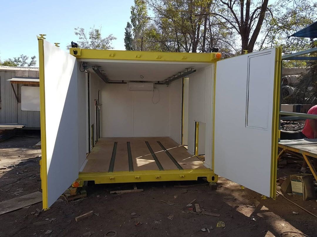 Yellow Container Cabin