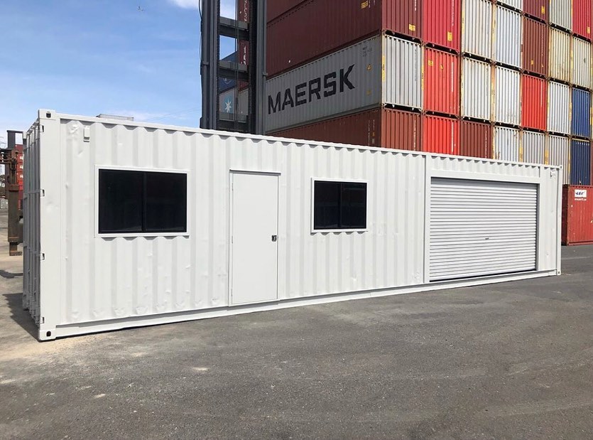 Converted Shipping Container Office