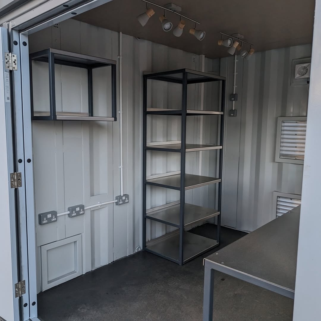 Portable Shipping Container Kiosk