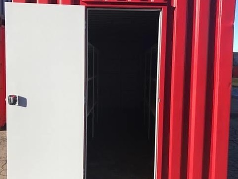 Red 20ft Shipping Container