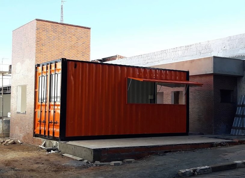 Portable Shipping Container Kiosk