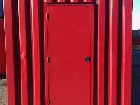 Red 20ft Shipping Container