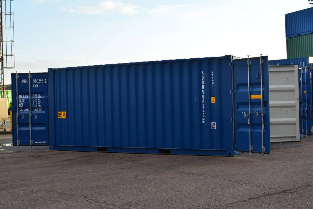 Open Shipping Container