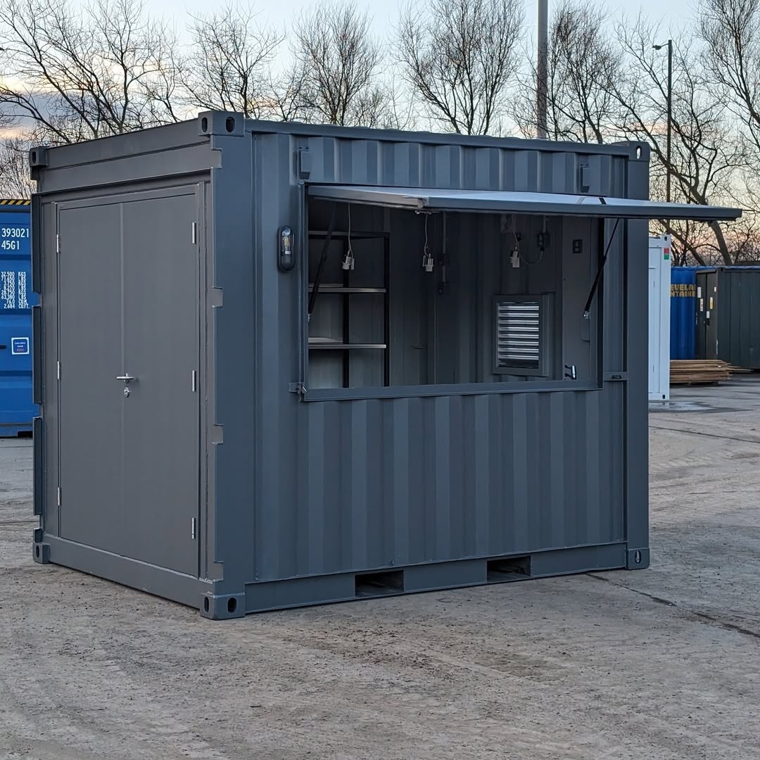 Portable Shipping Container Kiosk