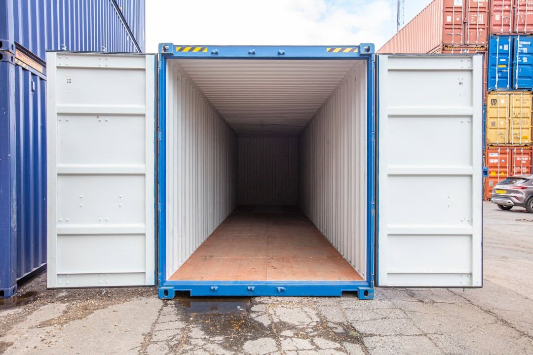 40ft Blue Shipping Container