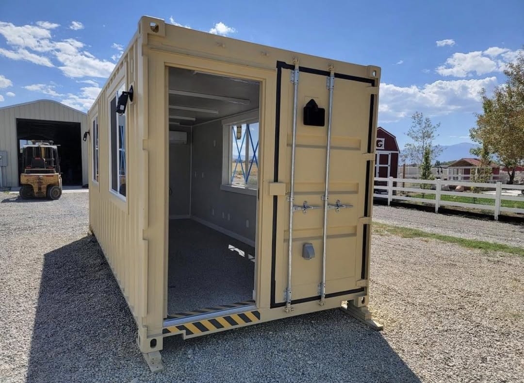 Converted Shipping Container Office