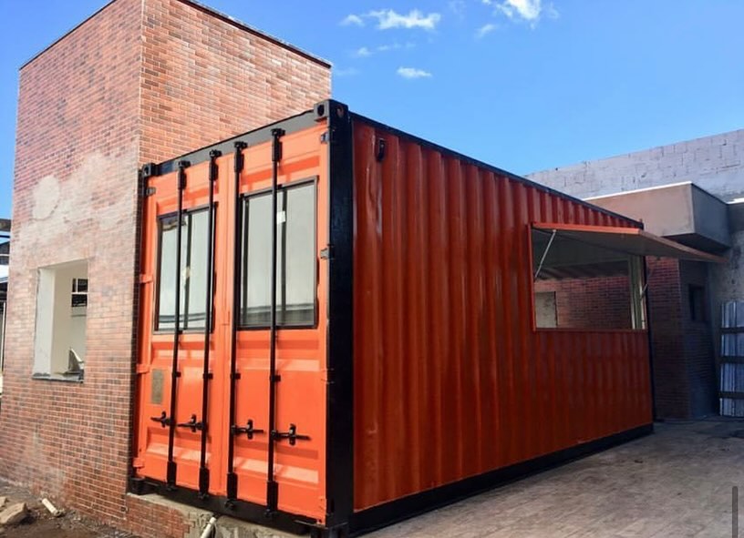 Portable Shipping Container Kiosk