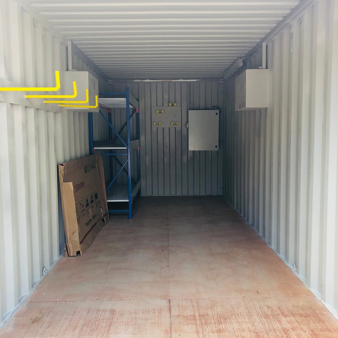 Solar-Powered Shipping Container Office