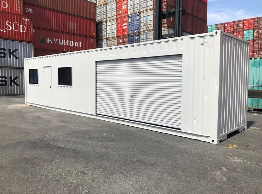 Converted Shipping Container Office