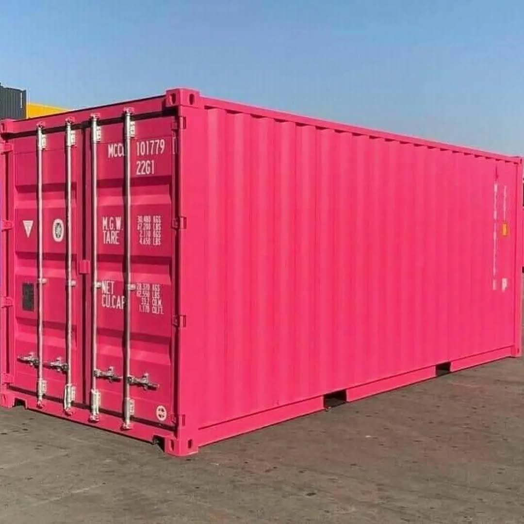 20ft Pink Shipping Container