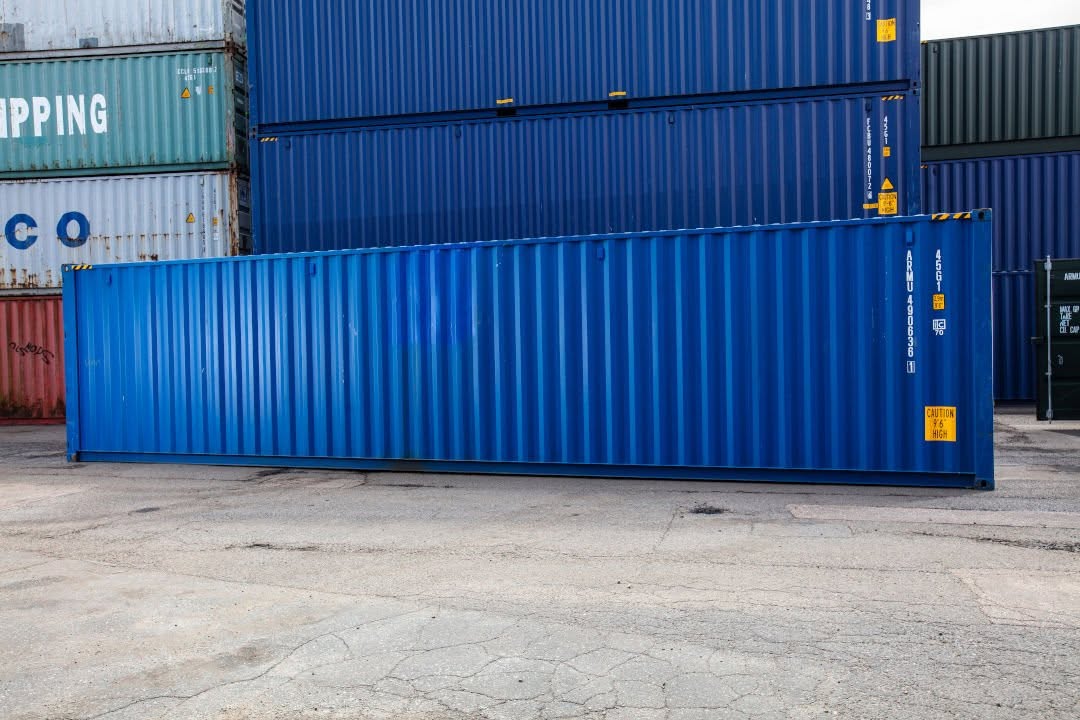 40ft Blue Shipping Container