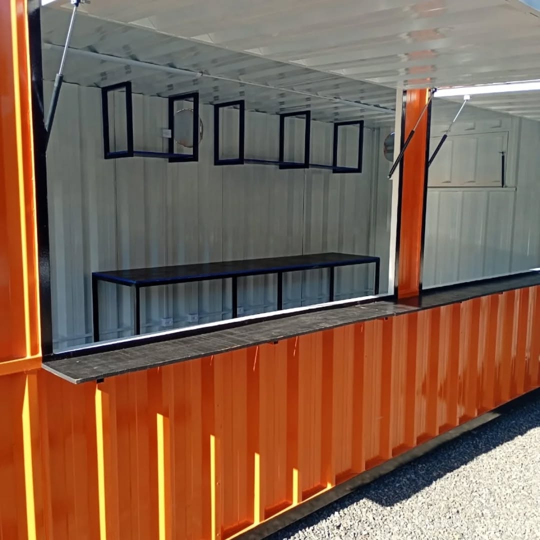 Portable Shipping Container Kiosk
