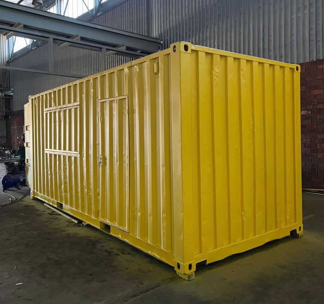 Yellow Shipping Container