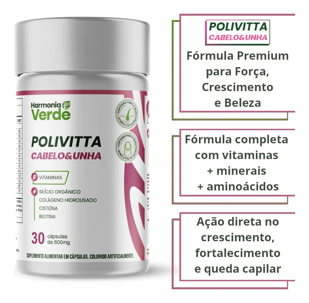Polivitta Cabelo e Unha
