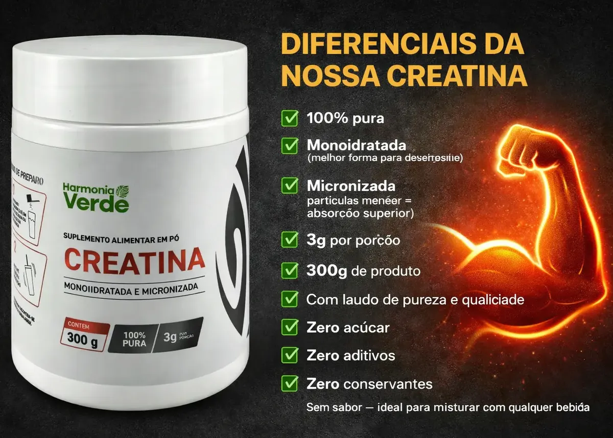 Creatina Monohidratada Micronizada
