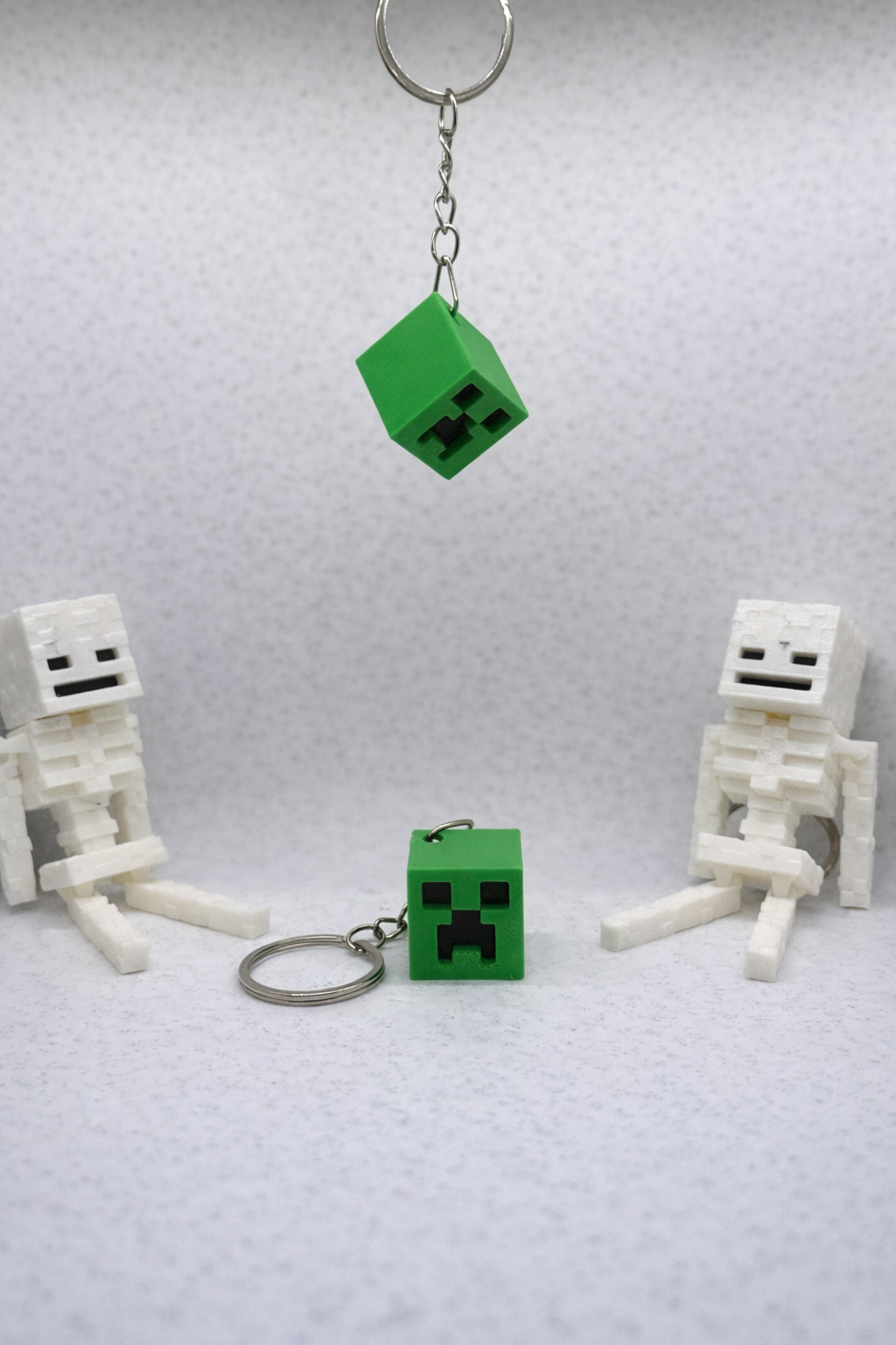 Minecraft İskelet Anahtarlık