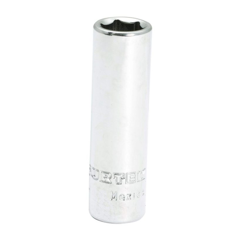 Dado largo cuadro de 1/4", 6 puntas, en pulgadas, 5/16", Surtek