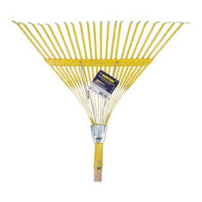 Escoba metálica reforzada recta para jardín, Surtek