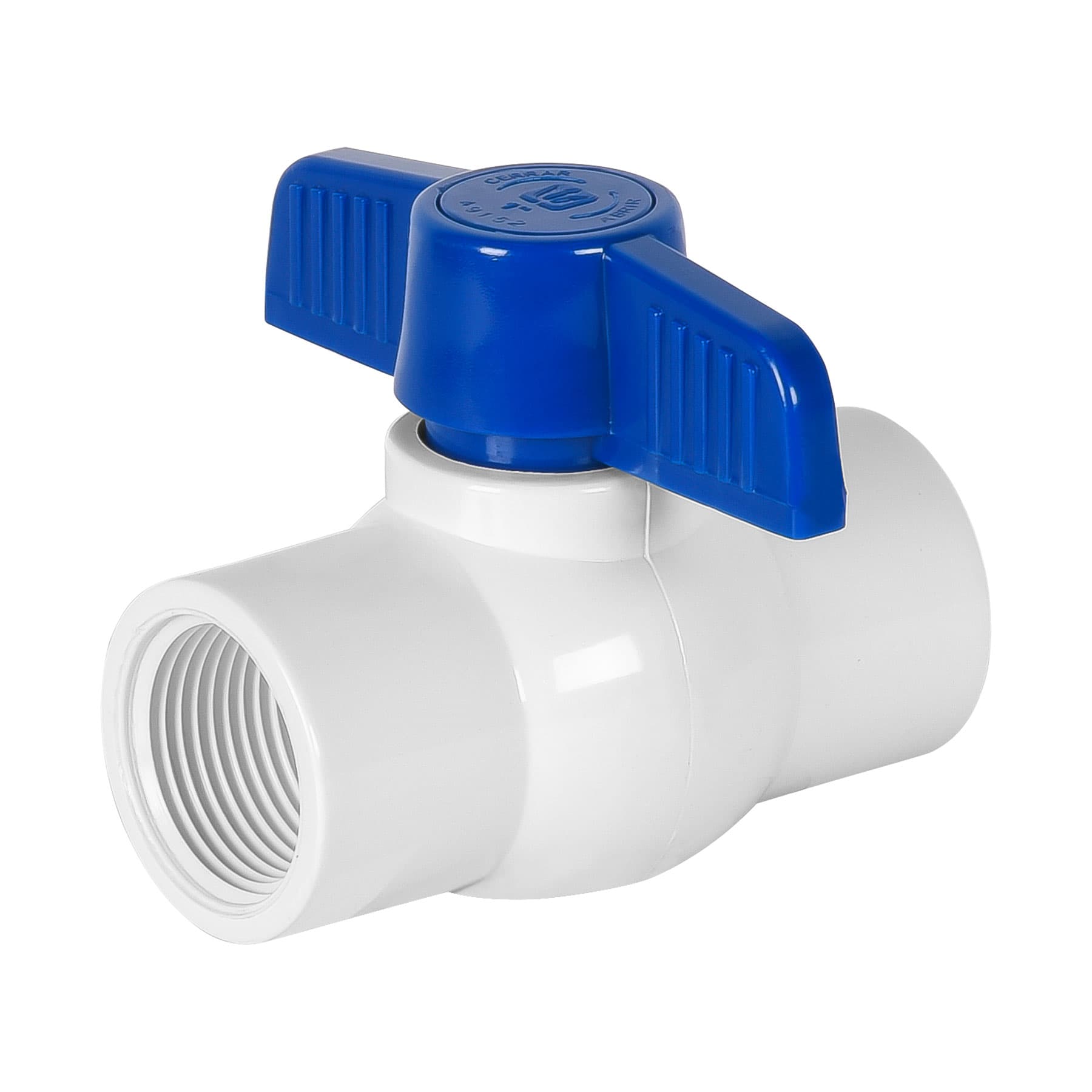 Válvula esfera de PVC 1' roscable, FOSET