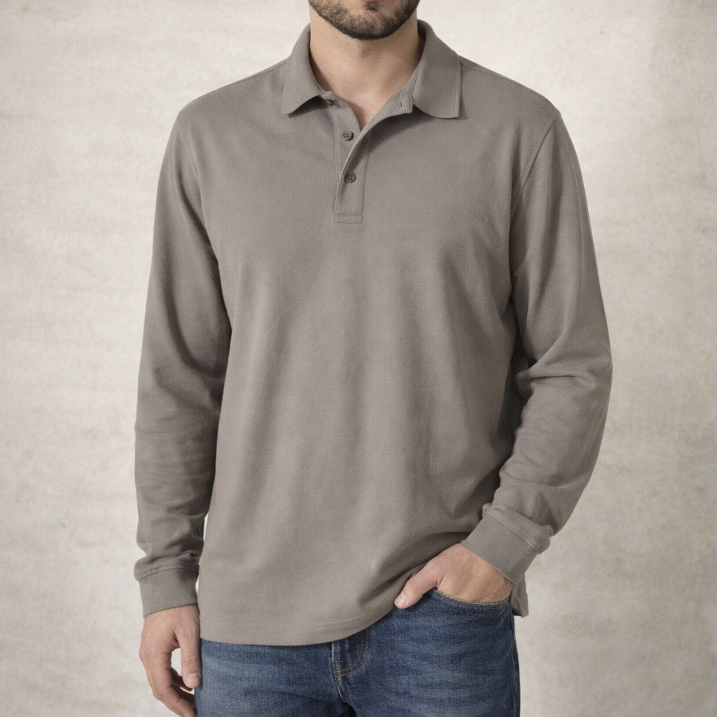 Polo à manches longues