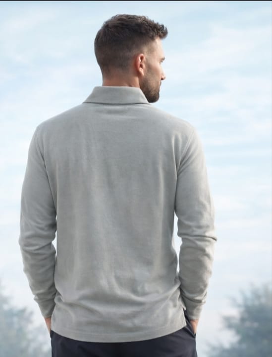 Polo à manches longues