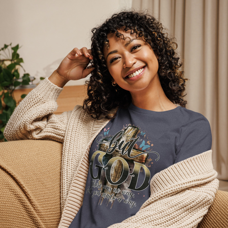 But God Women's Relaxed T-Shirt
