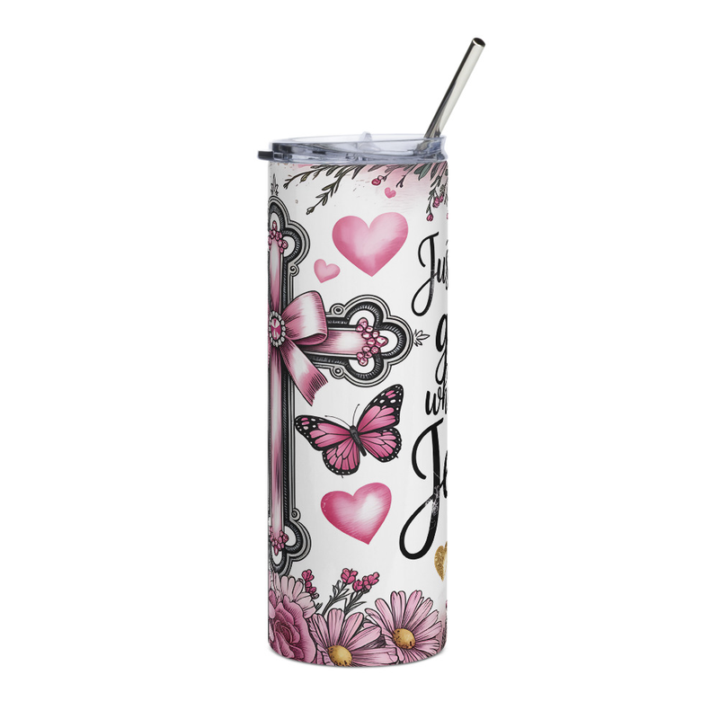 Just A Girl Stainless steel tumbler