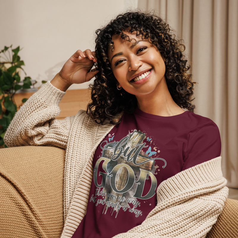 But God Women's Relaxed T-Shirt