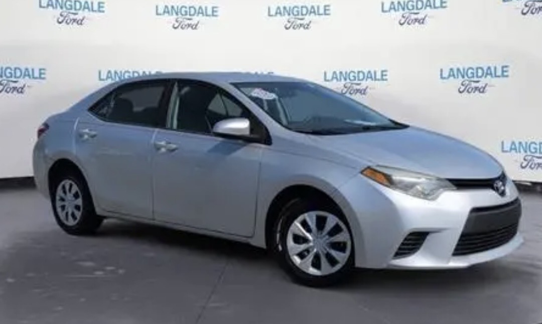 Toyota Corolla-Currently Booked