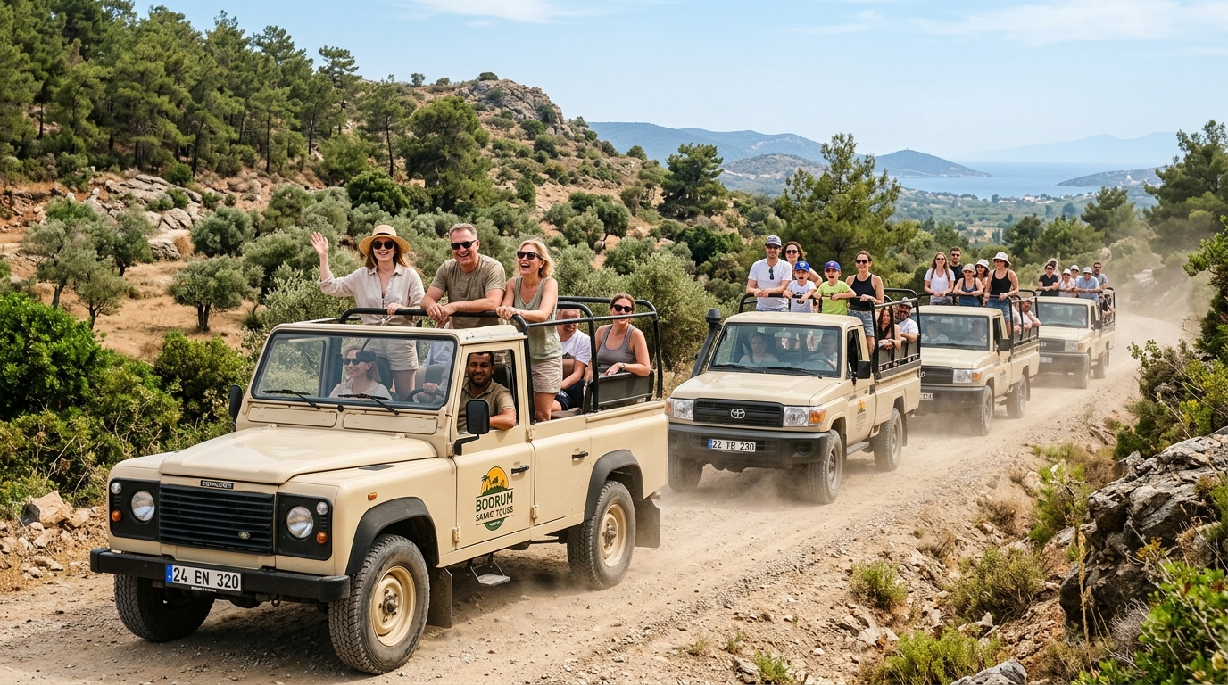 Bodrum Jeep Safari & Boat Trip