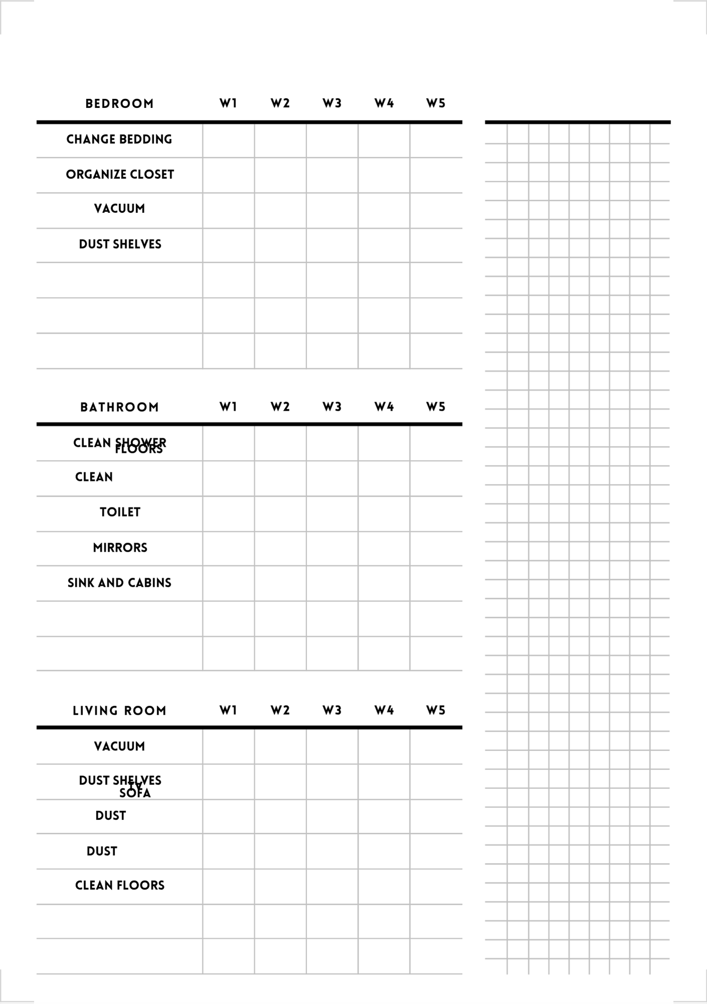 Debt Payment Tracker Digital Template