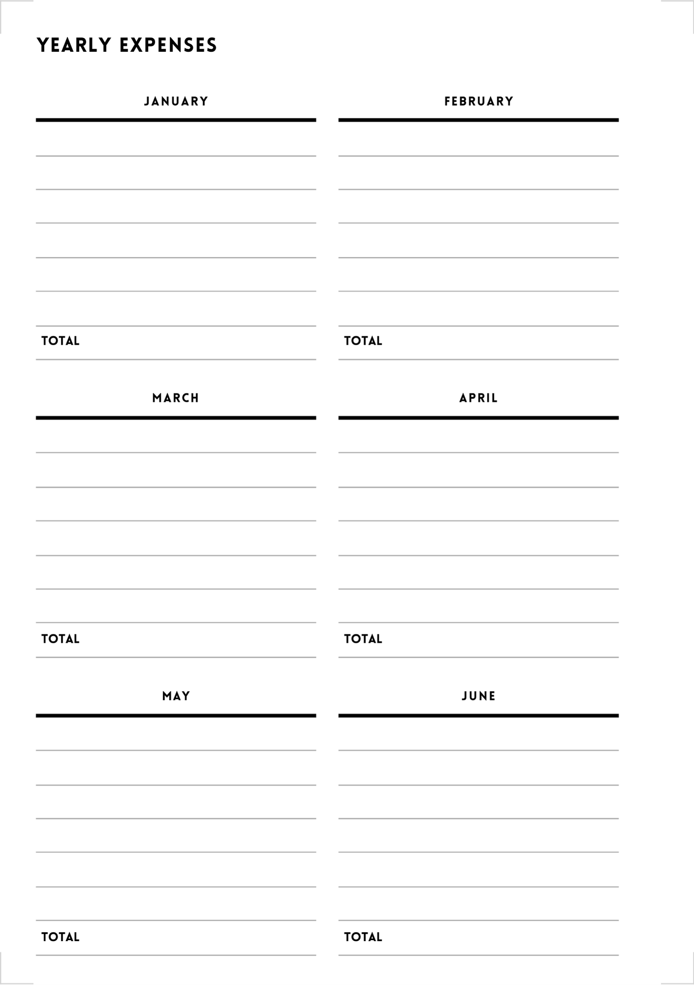 Weekly Instagram Planner