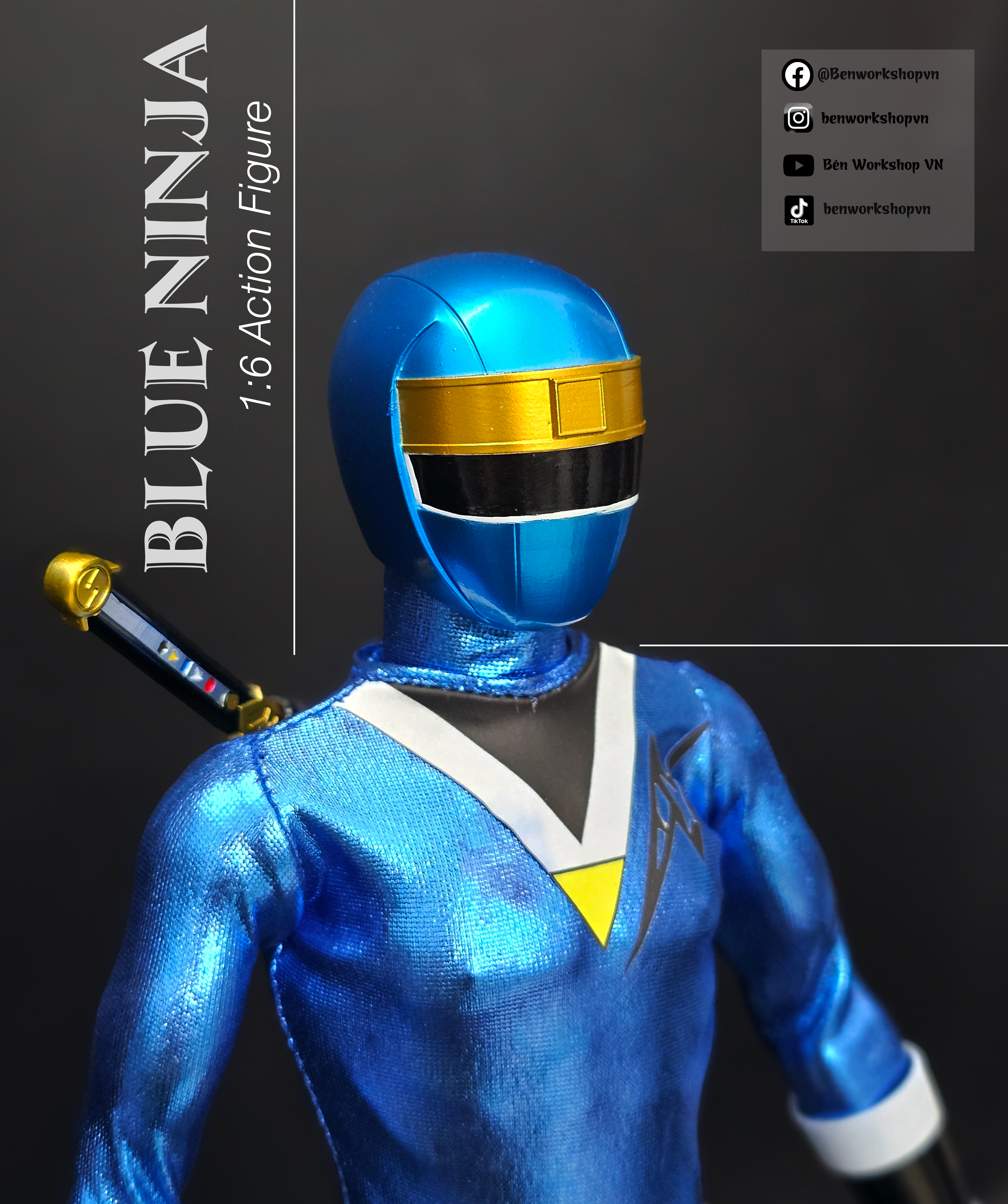 Blue Ninja 1:6 Action Figure