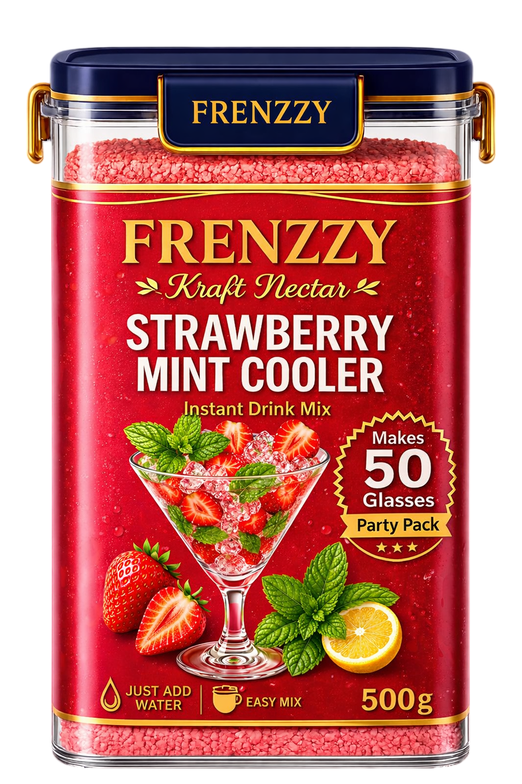 Frenzzy Strawberry Mint Cooler (500g)
