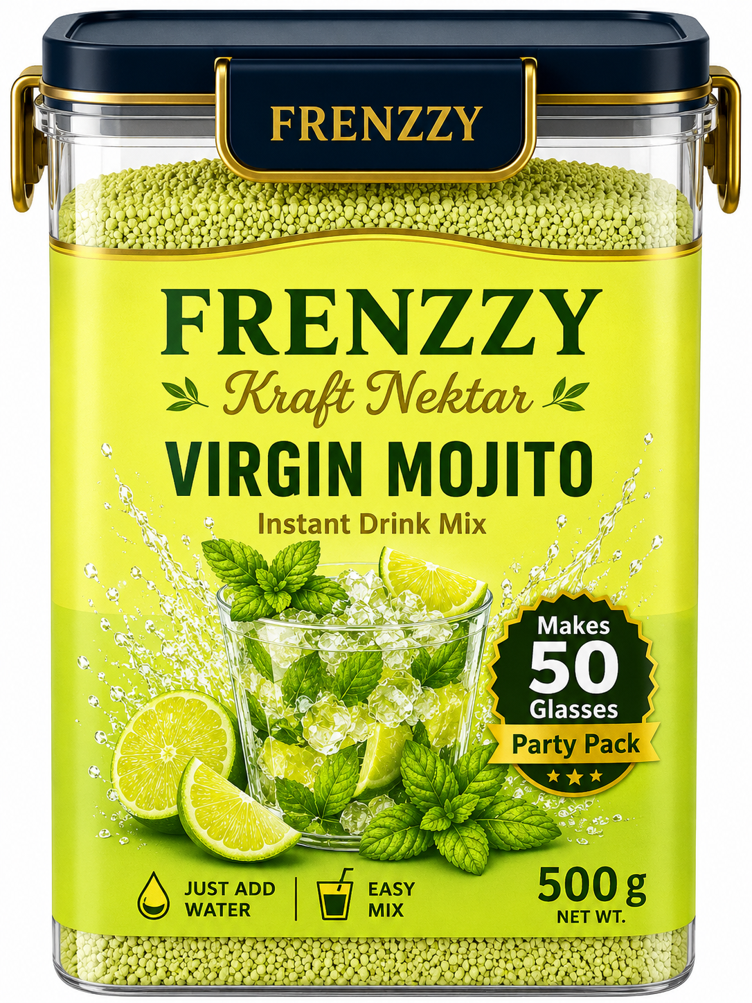Frenzzy Virgin Mojito Instant Drink Mix (500g)