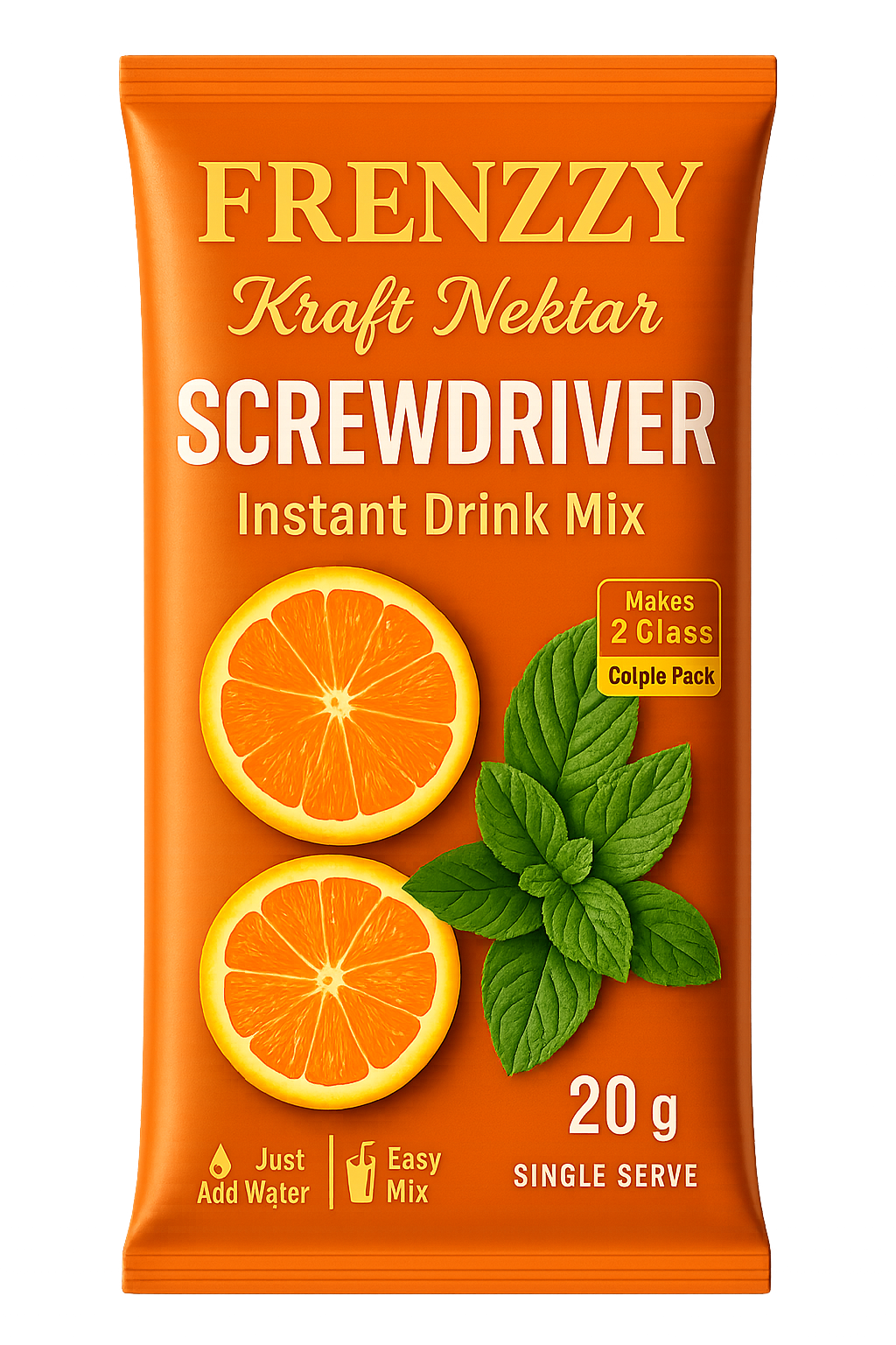 Frenzzy Screwdriver Instant Drink Mix (20gm)