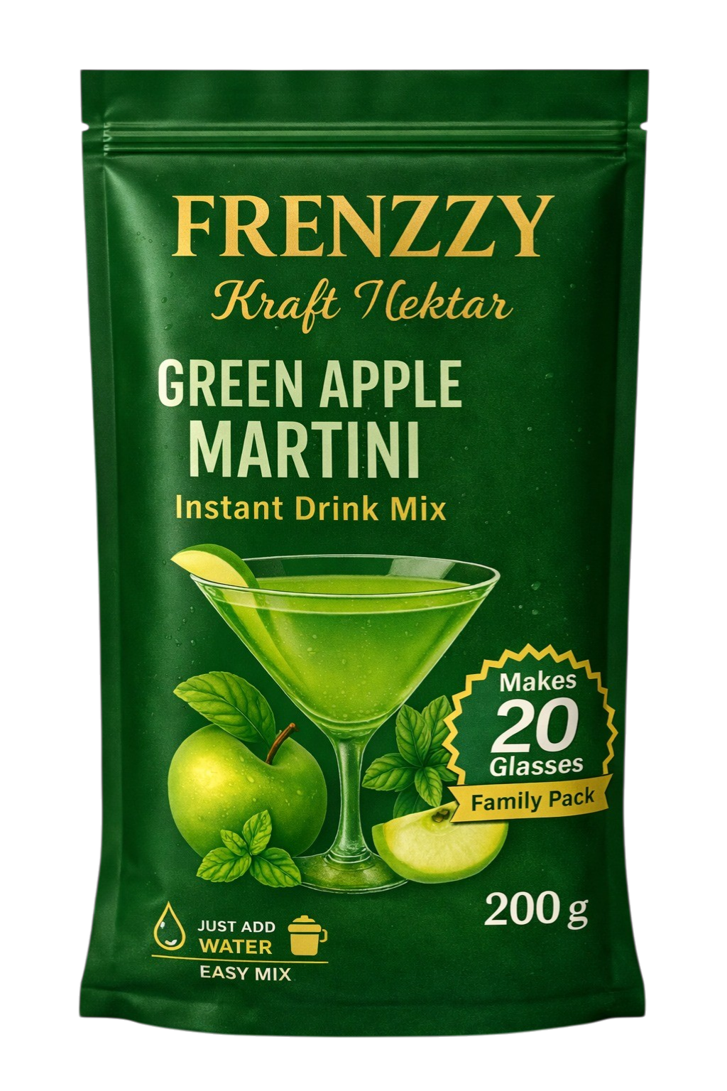 Green Apple Martini Instant Drink Mix (200gm)