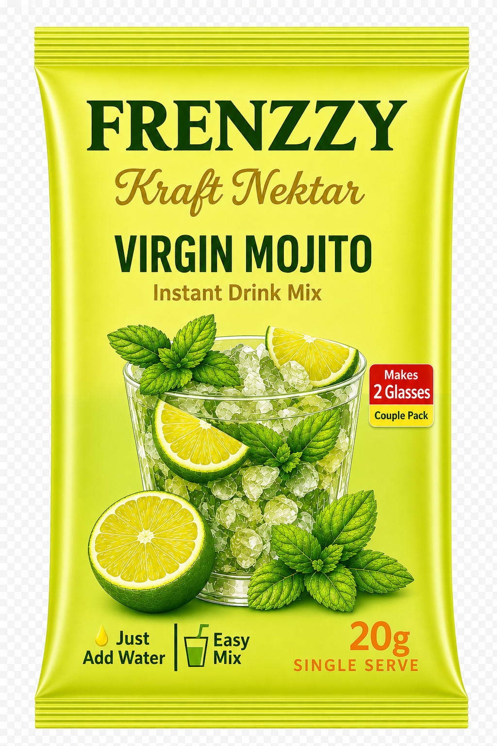 Frenzzy Virgin Mojito Instant Drink Mix 20g