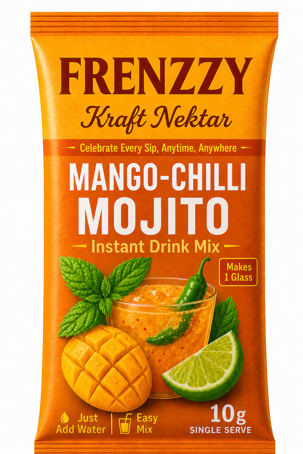 FRENZZY Mango-Chilli Mojito Drink Mix (10gm)