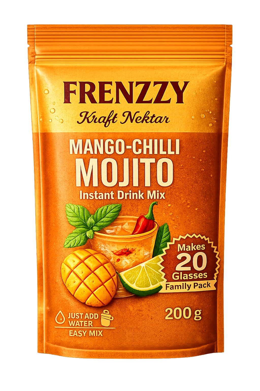 Frenzzy Mango-Chilli Mojito Mix (200gm)