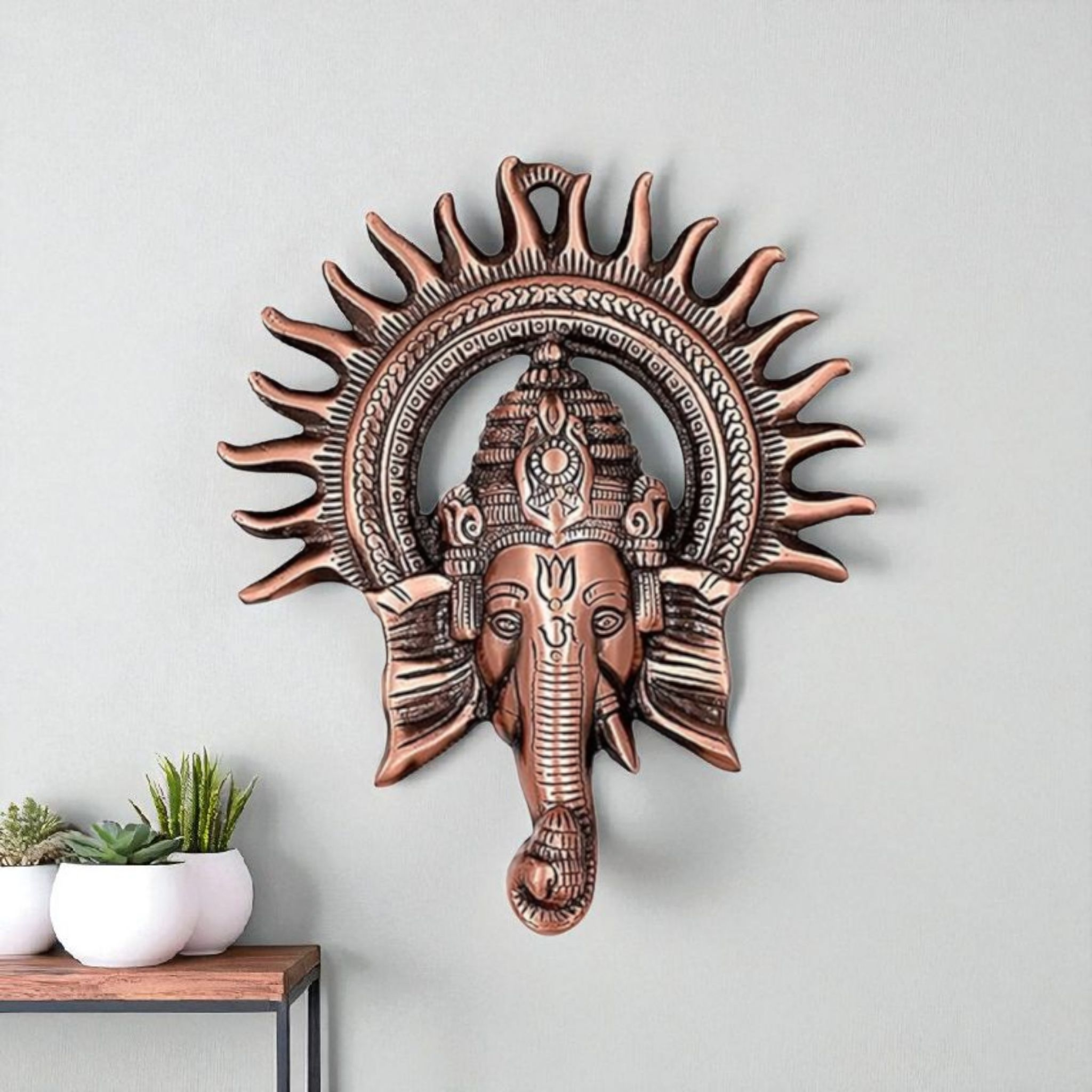 Metal Ganesha Wall Hanging