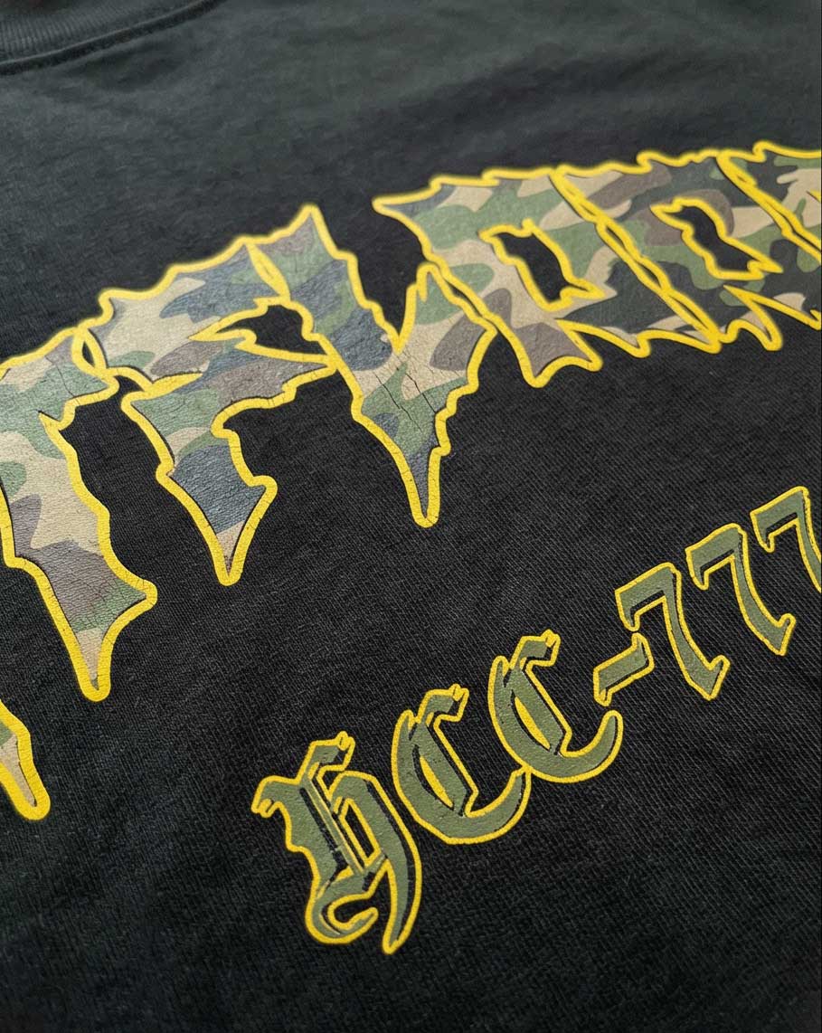 PITFLOOR Camouflage Logo - Oversized T-shirt